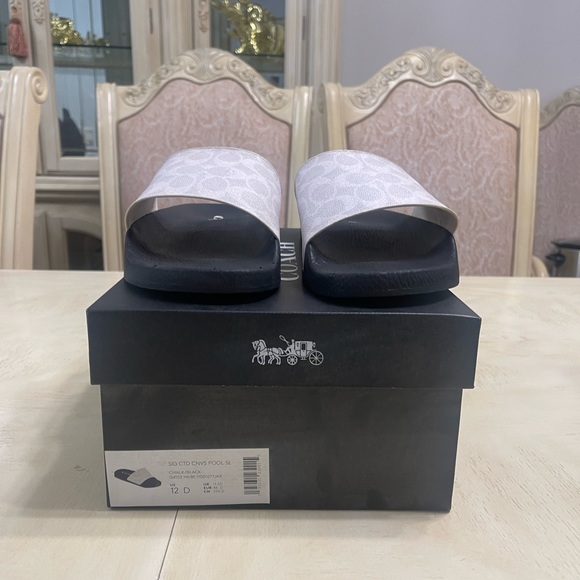 New! Unworn! Coach Slides Men’s Size 12 D (Authentic) - Picture 3 of 15